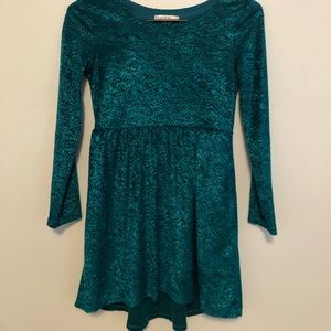 Girls Velvet Dress